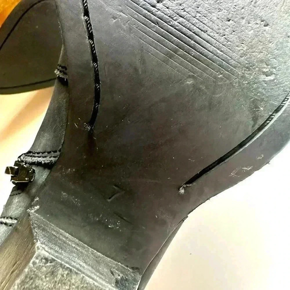 Splendid Crawford Grey Nubuck Leather Ankle Bootie Boot - Picture 7 of 9